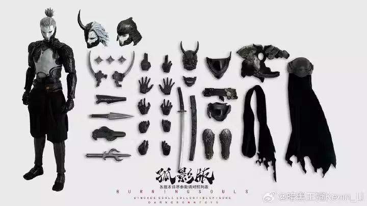 New Spot Dark Crown Original Authentic Burning Soul 6-inch Series 1/12 Double Shadow Version Movable Doll Toy Gift Collectibles