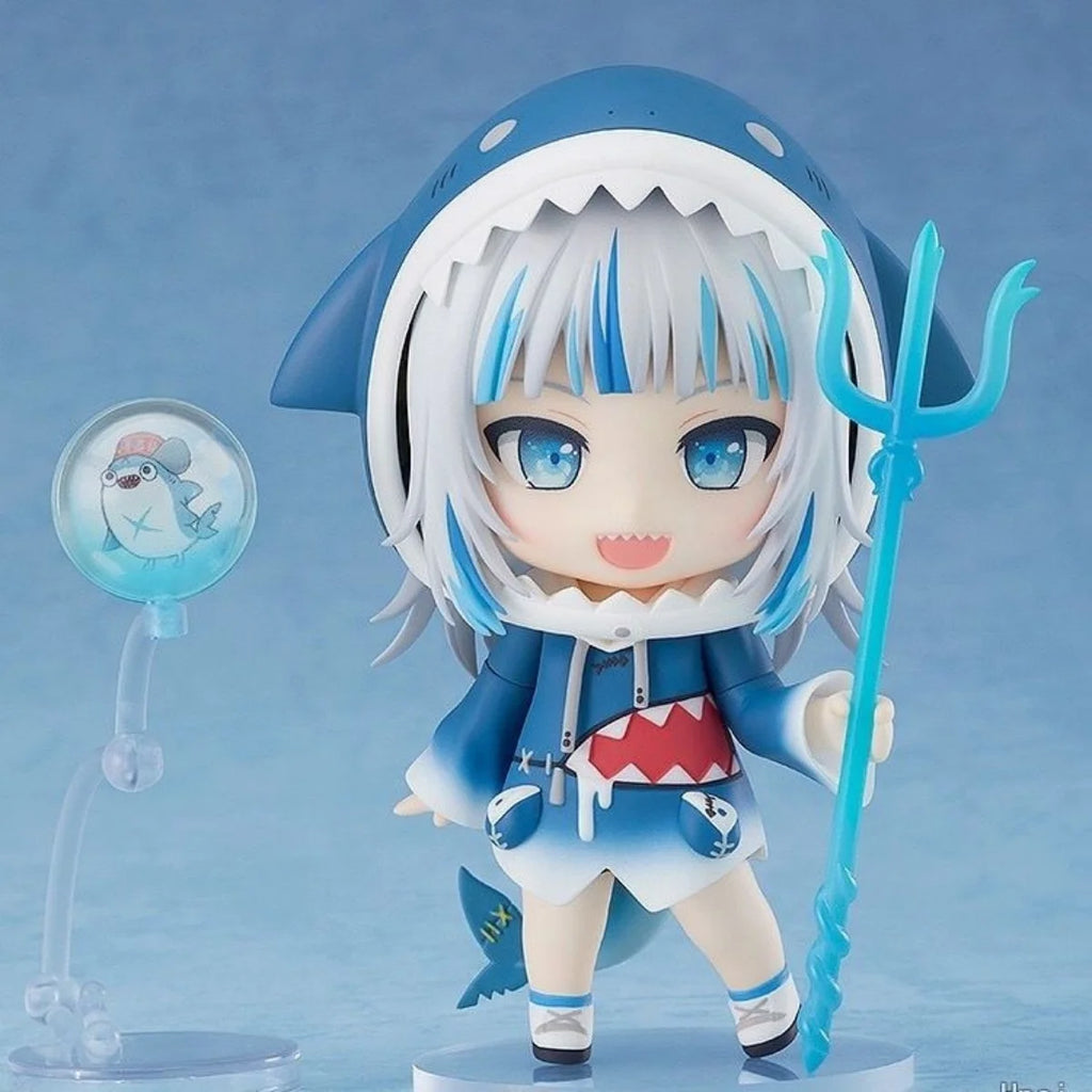 10cm Anime Hololive Gawr Gura 1688 cute girl Articulated Figure Model Toys Christmas Gift