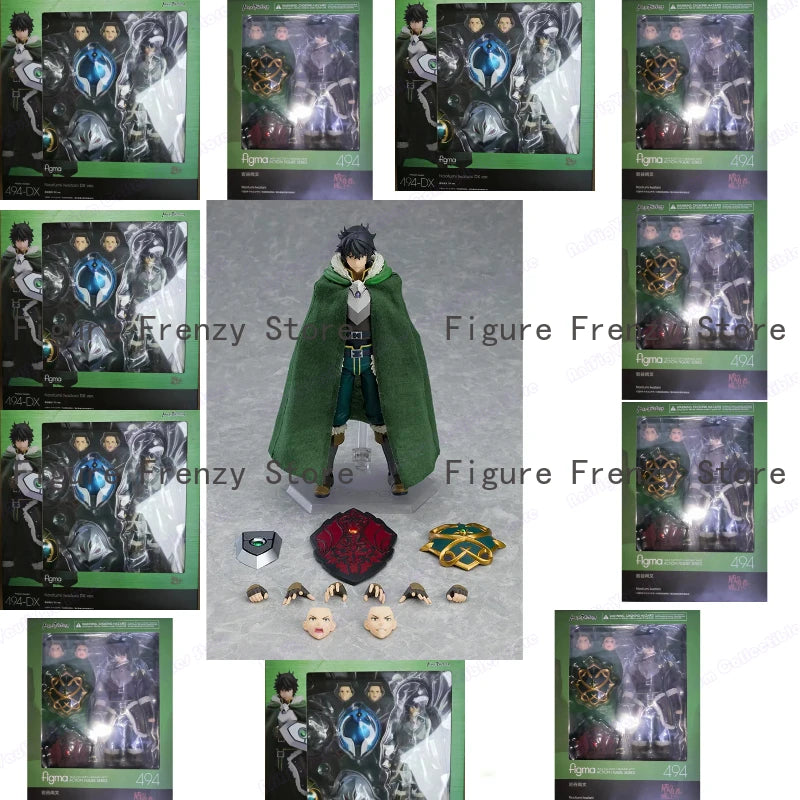 In Stock 100% Original Figma 494 The Rising Of The Shield Hero Season 2 Naofumi Iwatani DX ver. Anime Action Figures Model Toys
