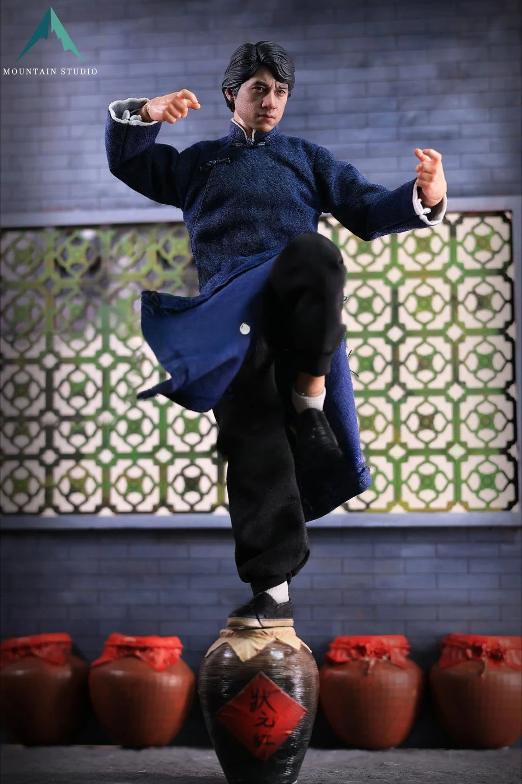In Stock Mountain Studio 1/12 Drunken Master Action Figure Toy Collection Gift