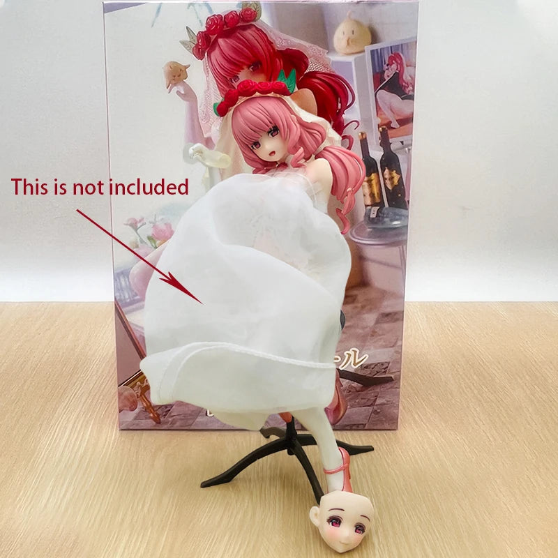 18cm Original Daiki Kougyou Shuria-chan Anime Girl Figure Akari Chan illustration by Jakudenpa Action Figure Model Doll Toy Gift