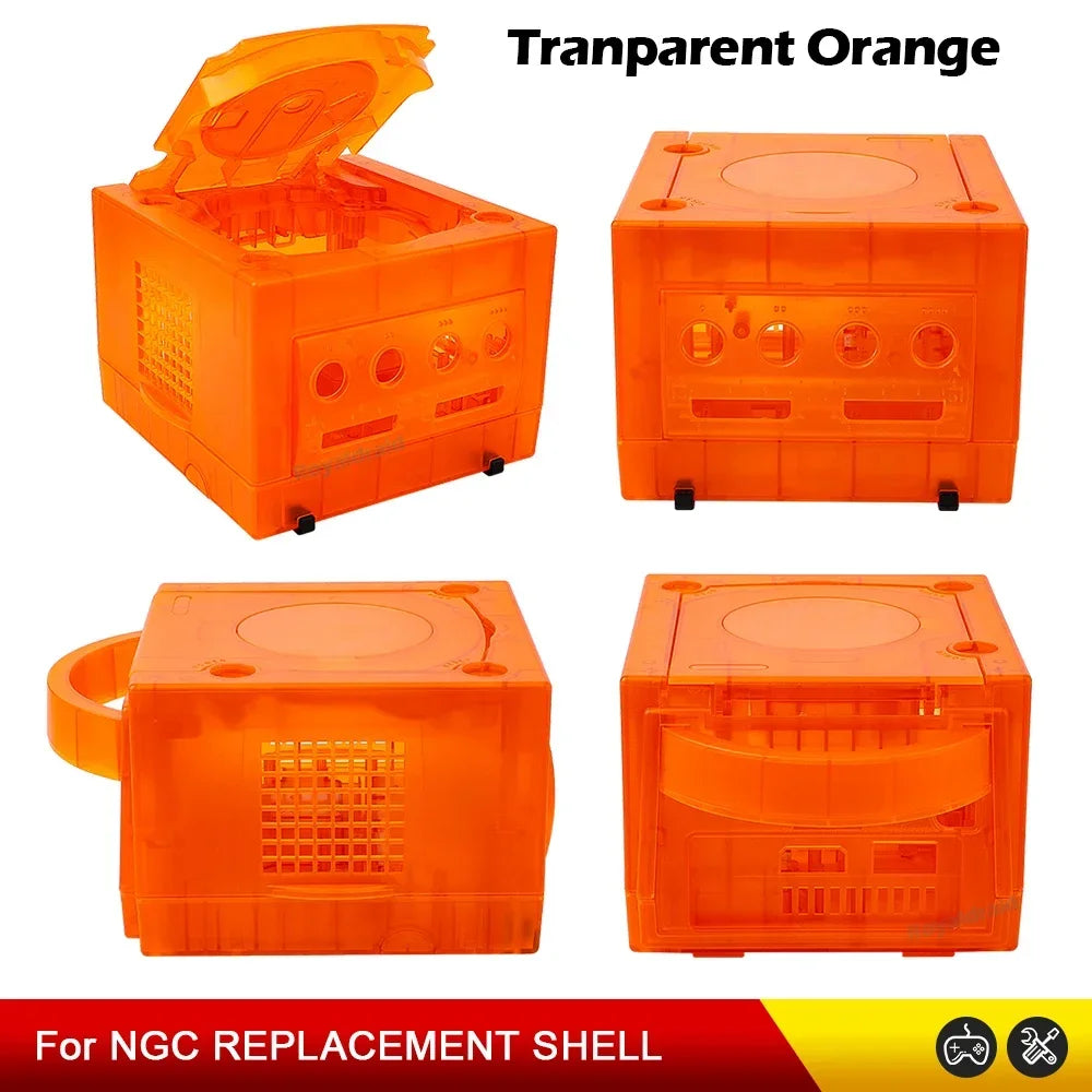 Transparent Black Blue Orange Purple Housing Replacement Shell Case For Nintend Gamecube NGC DOL-001 and DOL-101 Game Accssories