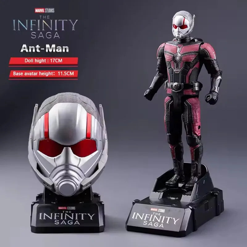 Marvel Iron Man Head Shaped Statue Deformable Toy Action Figure Spider-Man Joints Mobility Model Doll Kids educational Toys