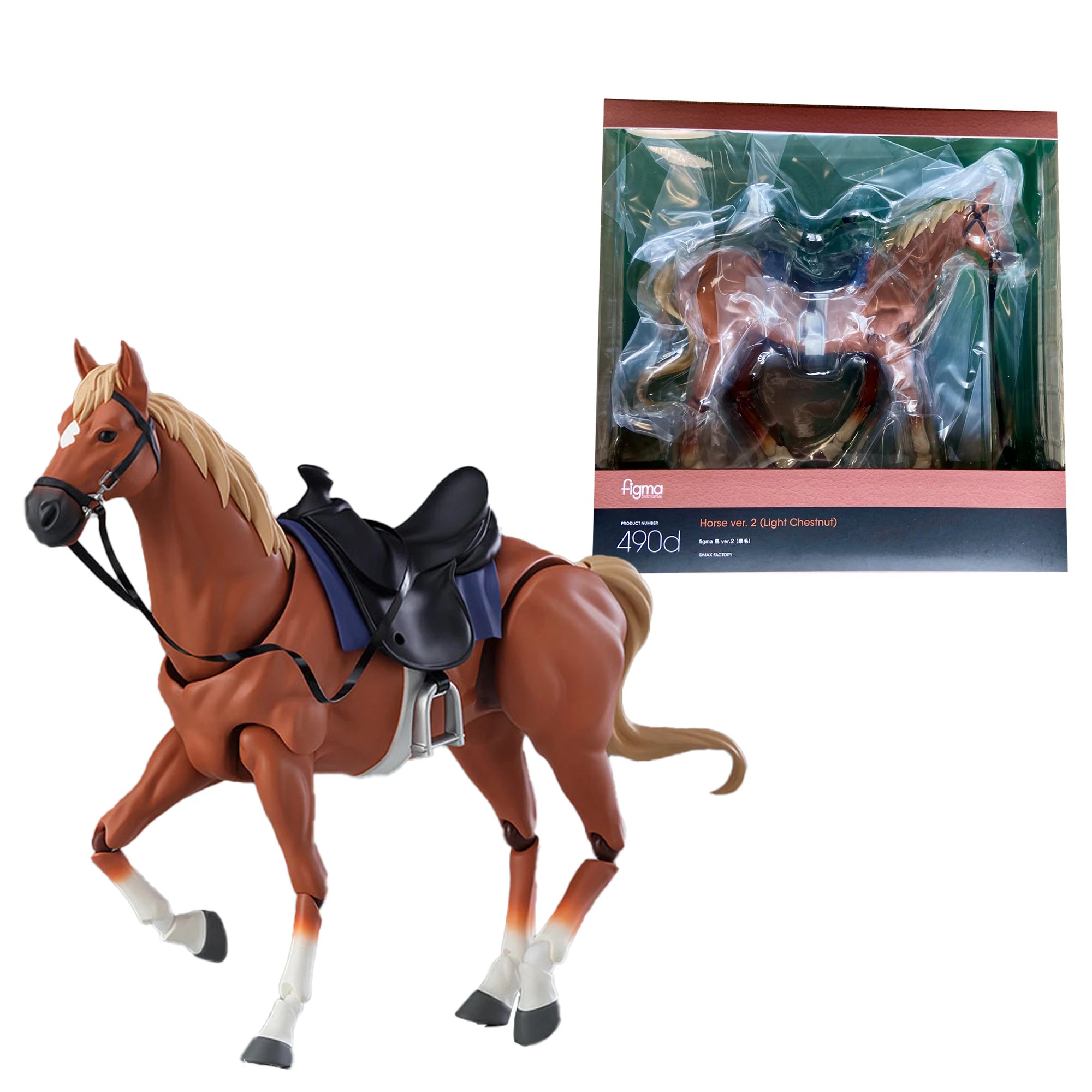 16cm Figma 490 Horse Movable Model Pvc Part For Action Figure Desktop Ornament Action Figure Collectible Toys Gifts