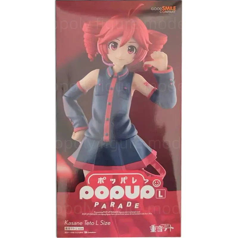 In Stock Genuine Good Smile Company Prepainted Pop Up Parade Utau Kasane Teto L H=220mm Virtual Singer Figure Collection Gift