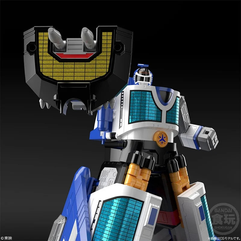 In Stock Bandai Original Re-Release Super Mini-Pla Kyuukyuu Sentai Gogofive Liner Robo Action Assembly Figures Model Toys