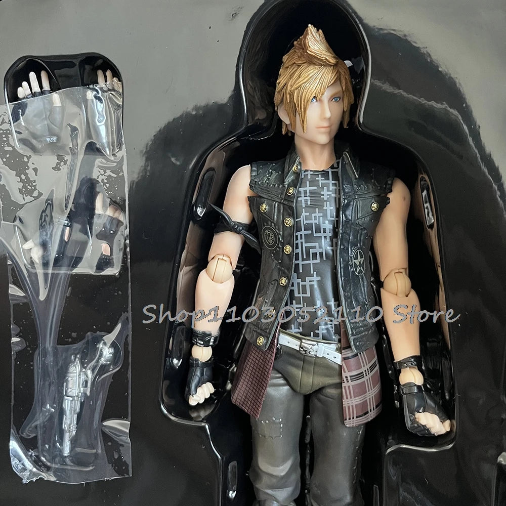 PLAY ARTS Figure Prompto Argentum Action Figure Anime Model Toy Joint Movable Decoration Collection Doll Christmas Gift