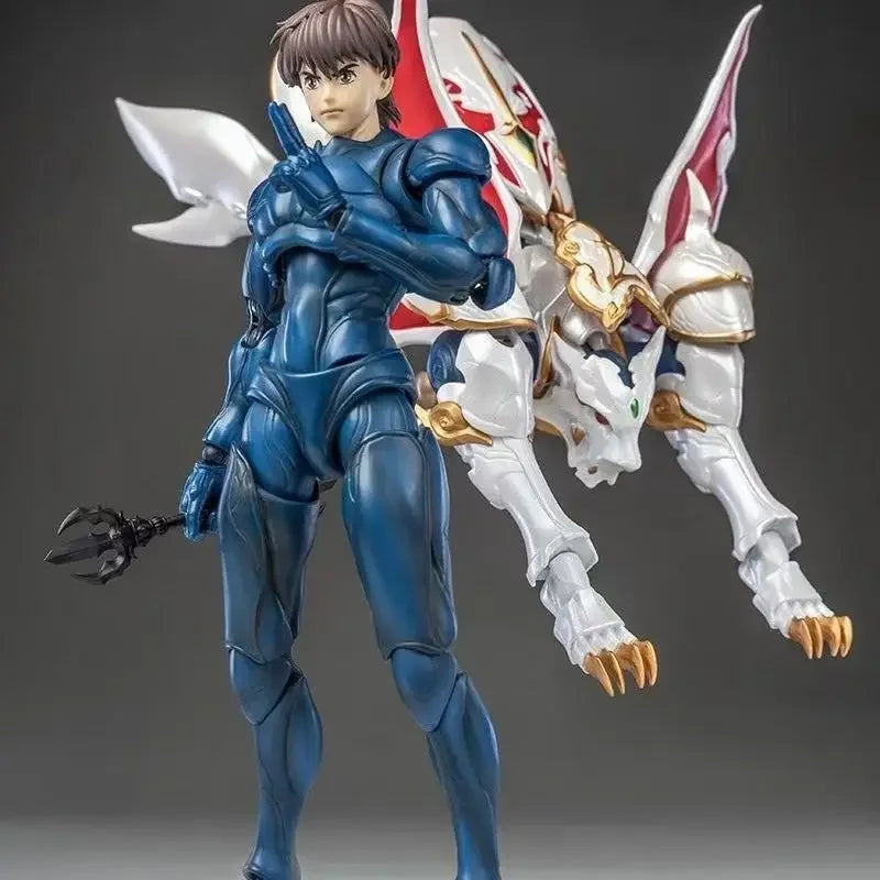 In Stock Tenkuu Senki Shurato Shura King Ippei Original Yolopark AMK PRO X Series Anime Action Figure Metal Armor Model Toy Gift