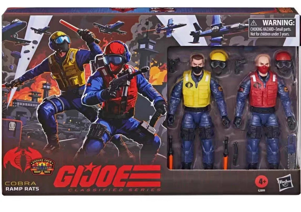 New Original Hasbro G.I. Joe Classified Series COBRA RAMP RATS Action Figure Model Gift Toys