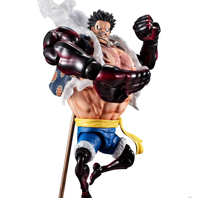 MEGAHOUSE VARIABLE ACTION HEROES ONE PIECE MONKEY D LUFFY GEAR 4 BOUNCE MAN POSEABLE ACTION FIGURE OFFICIALLY LICENSED original