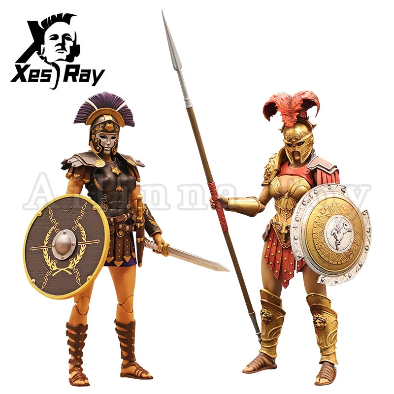 [Pre-Order]XesRay Fight For Glory 1/12 Action Figure Combatants Wave 6 Cassia Berenice Medocus the Thracian Anime Model For Gift