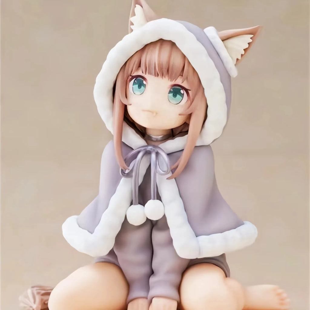 Kinako Various Nekomusume Shimahara Product Cartoon Girl Figure Model Statue Collection Desktop Decoration Ornament Toys Gifts