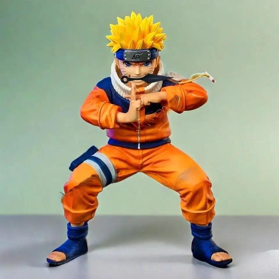 18cm Naruto Anime Figure Uzumaki Naruto Figurine Statue Model For Boy Room Ornament Toy Gift   Action Figures Anime Figure