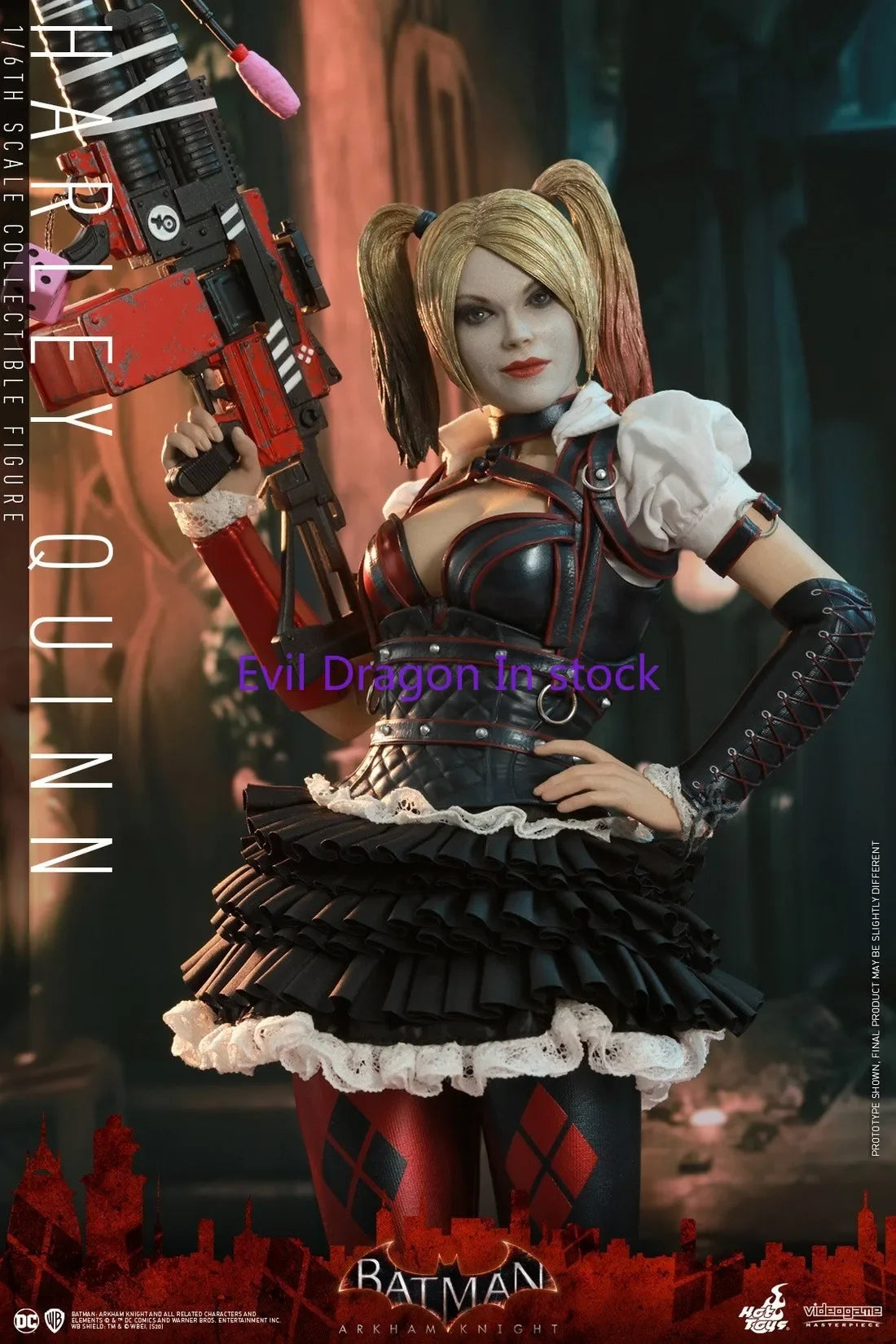 In Stock Hottoys Ht 1/6 Vgm41 Harley Quinn, Queen, Batman, Arkham Knight Action Figure Toy Collection Gift