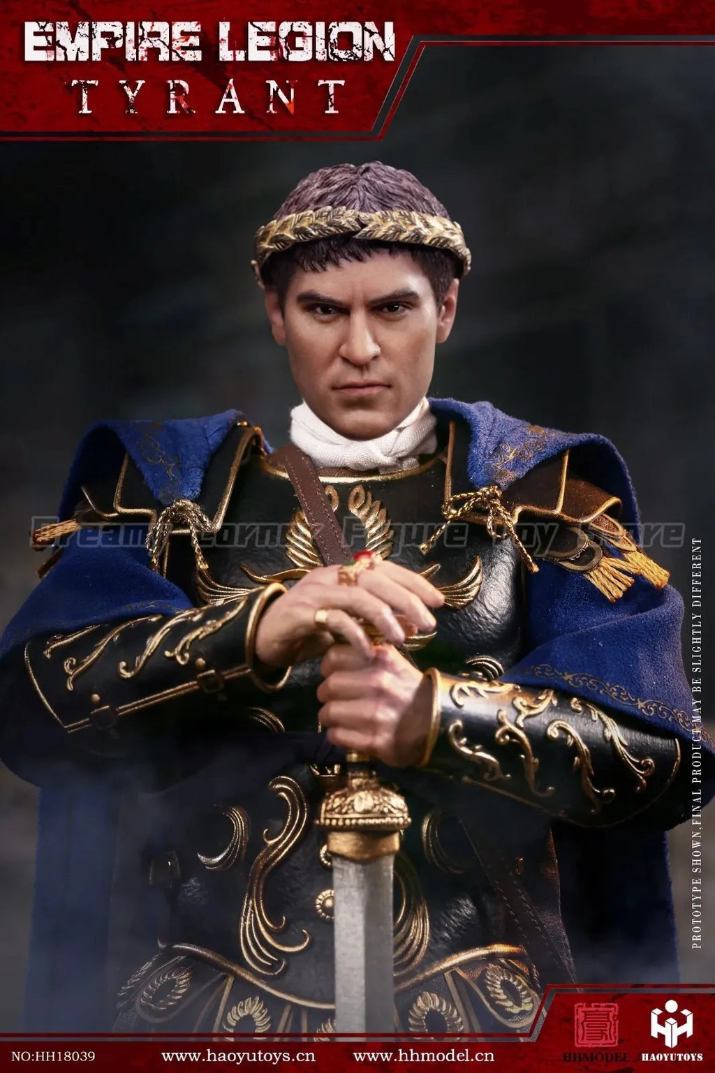 【In Stock】HHmodel HaoYuTOYS HH18039 Imperial Legion Tyrant Black Gold Deluxe Edition 1/6 Action Figure Model Collection