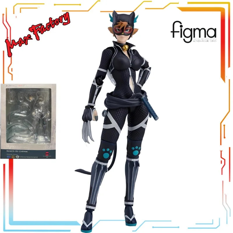 MAX Original  Finished Product Movable Exquisite Doll FIGMA Ninja Batman Anime Toys Collectible Model Festival Gift for Boys