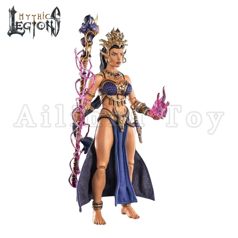 [Pre-Order]Four Horsemen Mythic Legions 1/12 6inches Action Figure Infinite Legions Arkhan the Cruel  Aksana the Inquisitor Toy