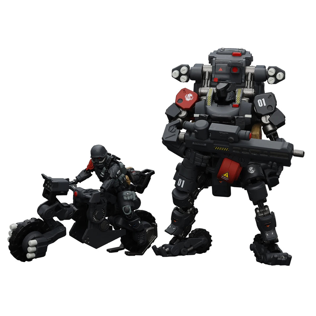 JOYTOY 1/25 Action Figure Fear XS Mech Tactical Assault Night Raid Anime figures Toys Military Model