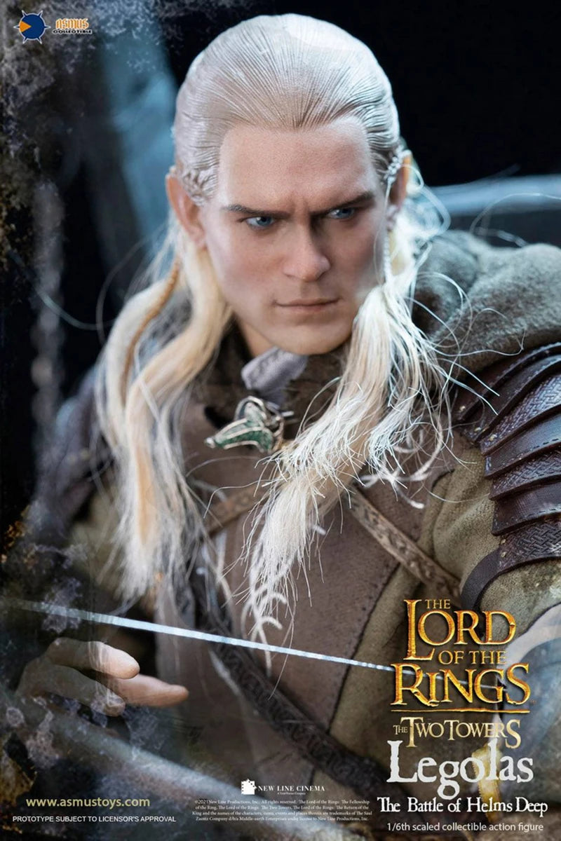 Asmus Toys LOTR029 1/6 Male Soldier Action Figure Elf Prince LEGOLAS Collectable Full Set Toy Bow and Arrow Model Accessories