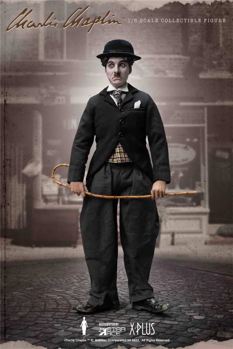 Original Star Ace Toys SA0109/110 1/6 World Comedy Master Charles Chaplin Action Figure Model Toys Collection Scene Ornament30CM