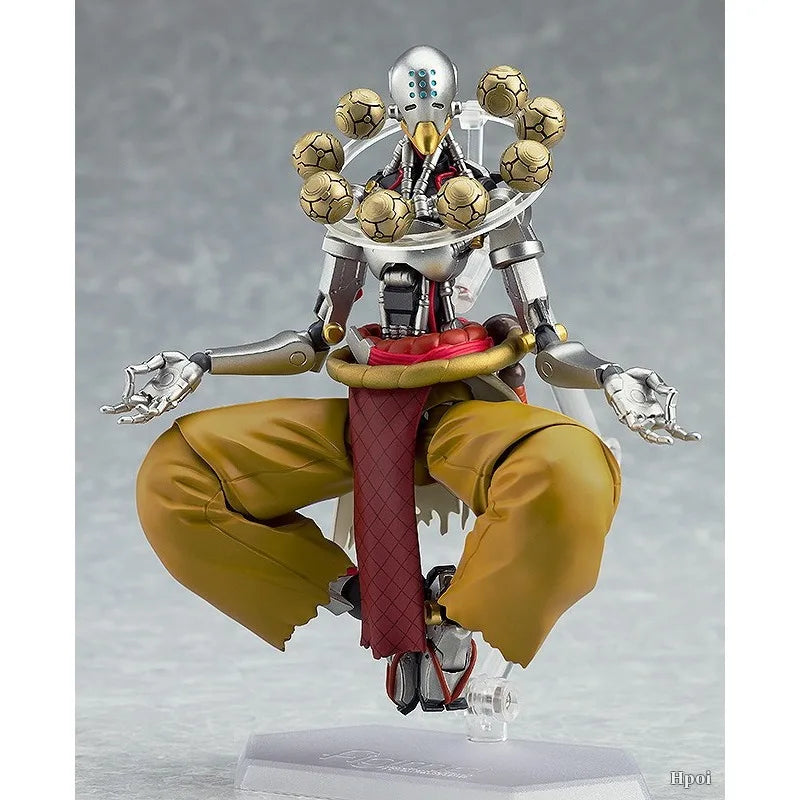 In Stock Original Max Factory Figma#413 OVERWATCH Zenyatta 15.5cm PVC Anime Figure Movable Toy Gift Ornament