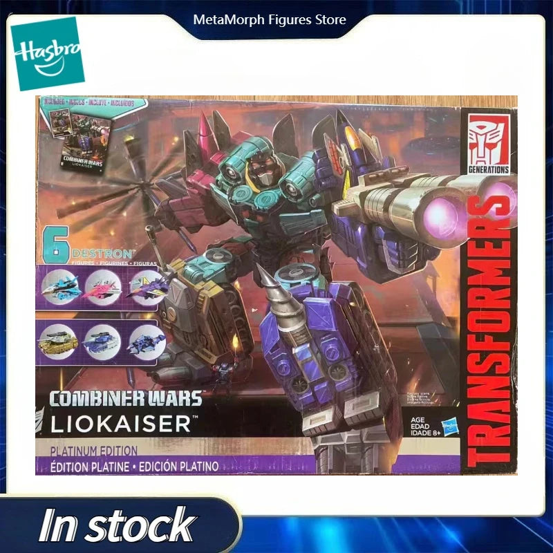 Original Hasbro GENERATIONS Transformers Toy COMBINER WARS LIOKAISER Anime Figure Collection Model Toy