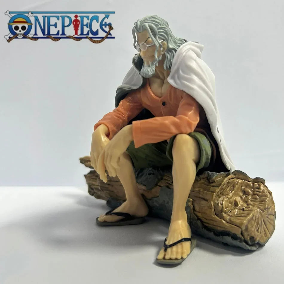 12cm Anime One Piece Figures Silvers Rayleigh Action Figures Rayleigh Statue PVC Collection Model Toys Birthday Ornamen Gifts