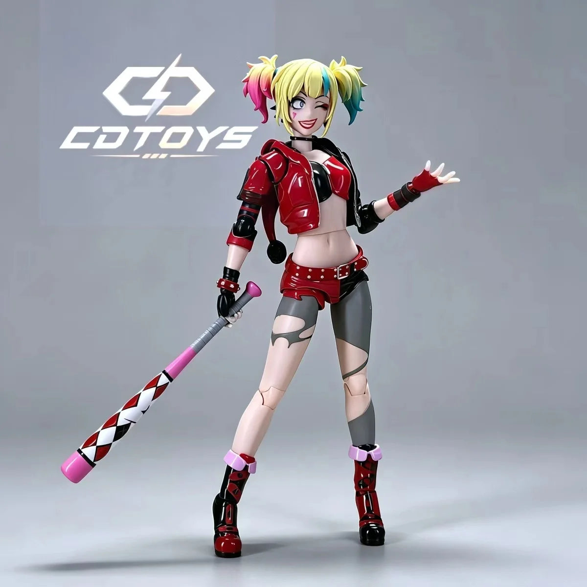 New CD Toys Harley Quinn Anime Action Figure DC Joker Figurine KO Kaiyodo Yamaguchi Model Gifts Batman Toys