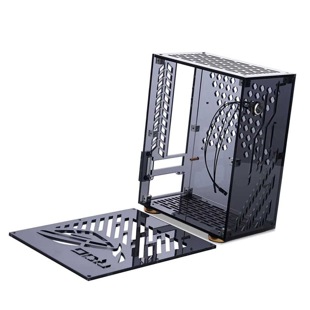 Portable Small Computer Case  Shell Compact PC Case Desktop PC Case Mini-ITX Motherboard FLEX Power Supply PC chassis