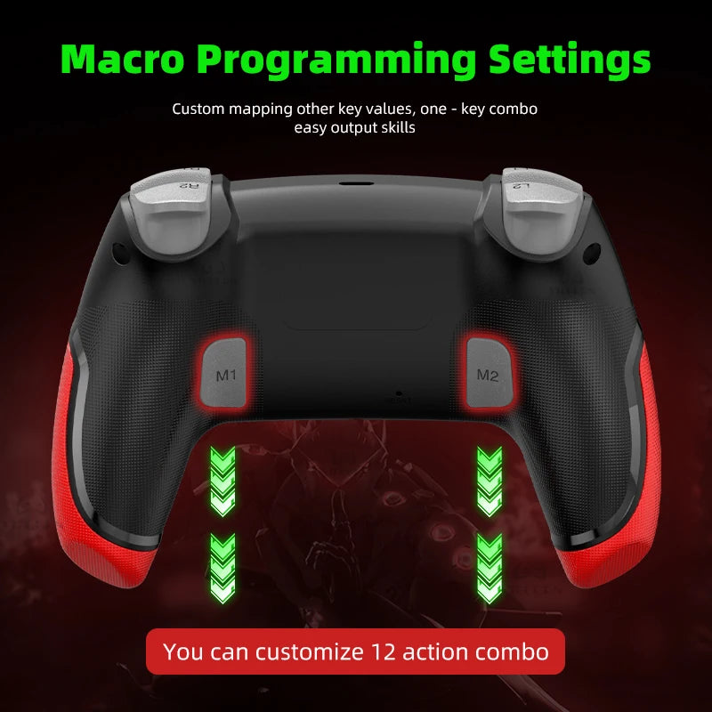 VILCORN Wireless Vibration Gamepad PS4 Game Controller With Macro Programming Joystick for PS4 SLIM PRO Kakarotto