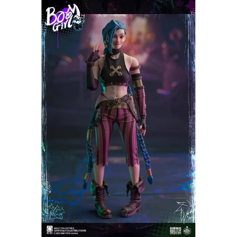 In Stock Original Onetoys 1/6 Jinx Girl Action Figure OT020 / OT021 Toy Gift Fan Collection