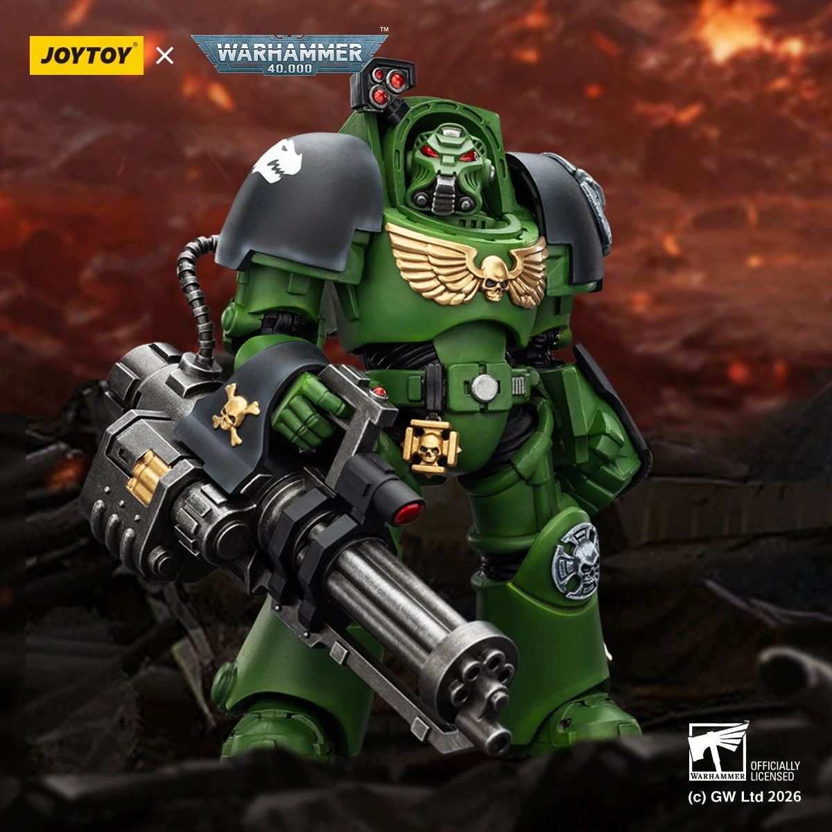 【MT】Original JOYTOY Warhammer 40K Salamanders Terminator 1/18 Action Figure Toy Collection