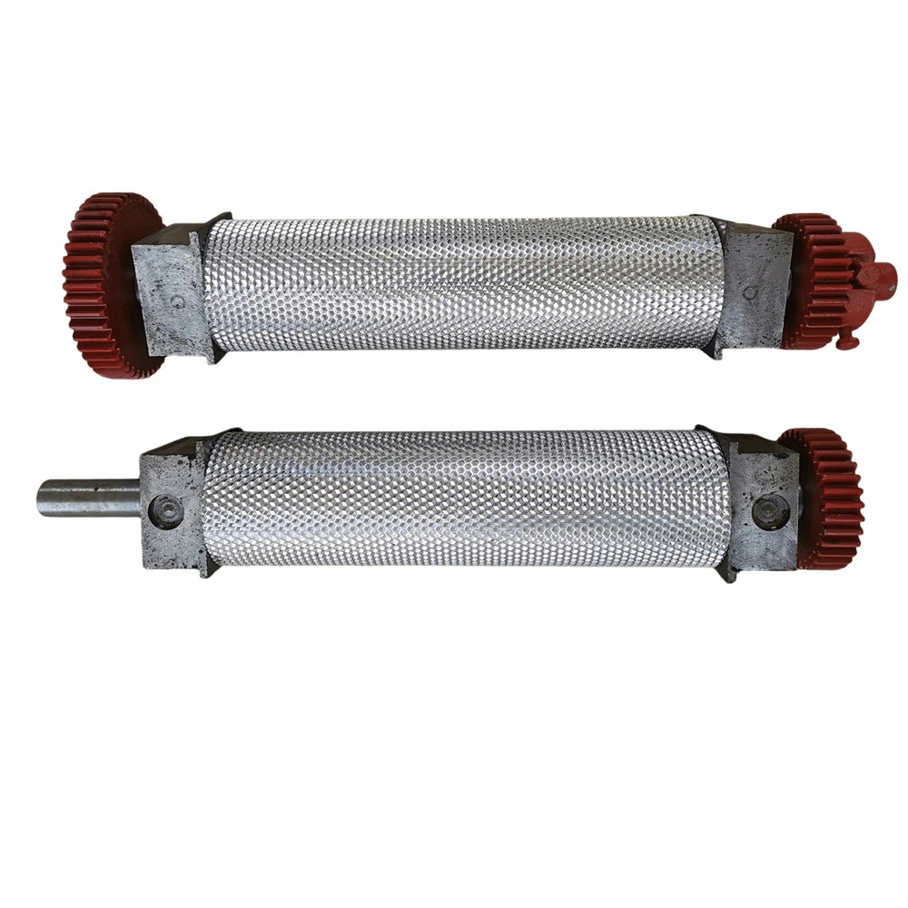 2 Rollers Set Beeswax Foundation Embossing Rollers 310mm/450mm Customized Cell Size Beekeeping Equipment for Beeswax Foundation