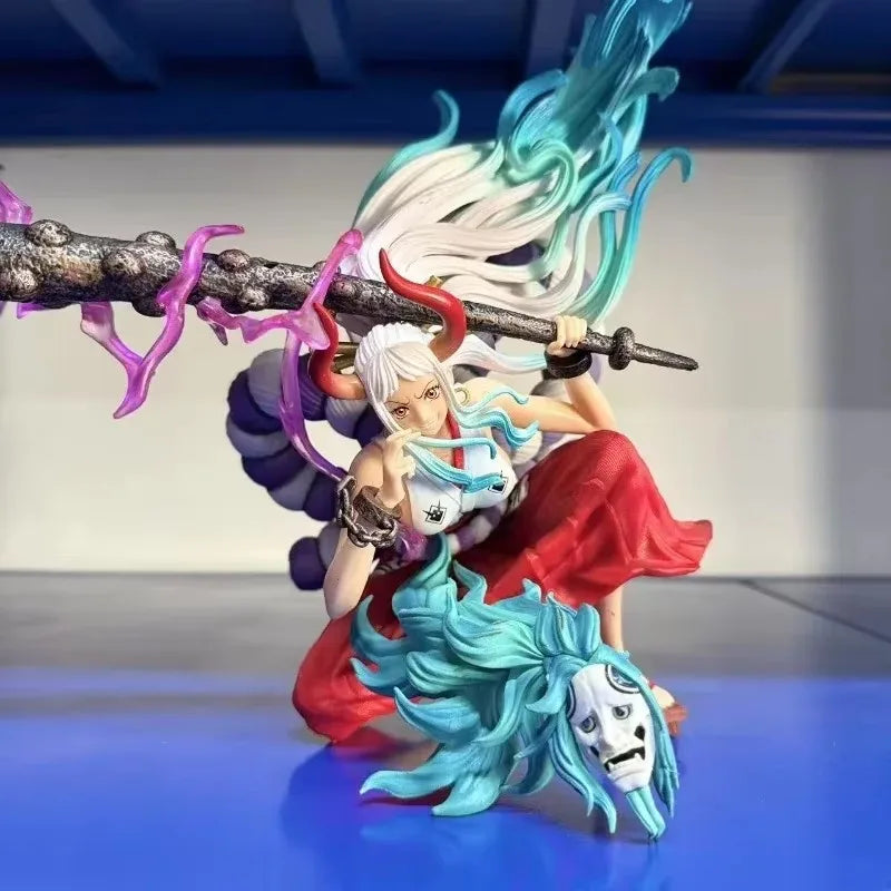 Anime One Piece Modell Wano Land Yamato Figur GK Kaidou Tochter Yamato Actionfiguren Warring PVC Sammlung Spielzeug Geschenk