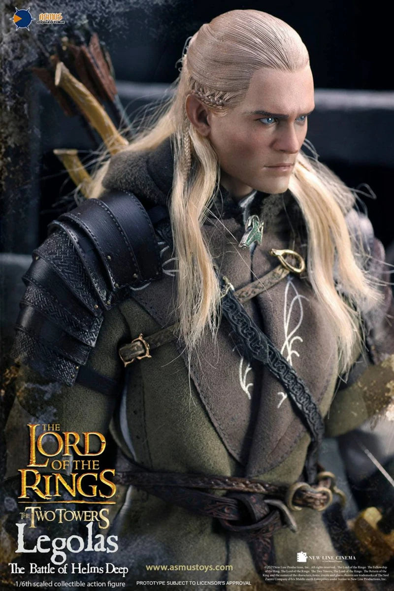 Asmus Toys LOTR029 1/6 Male Soldier Action Figure Elf Prince LEGOLAS Collectable Full Set Toy Bow and Arrow Model Accessories