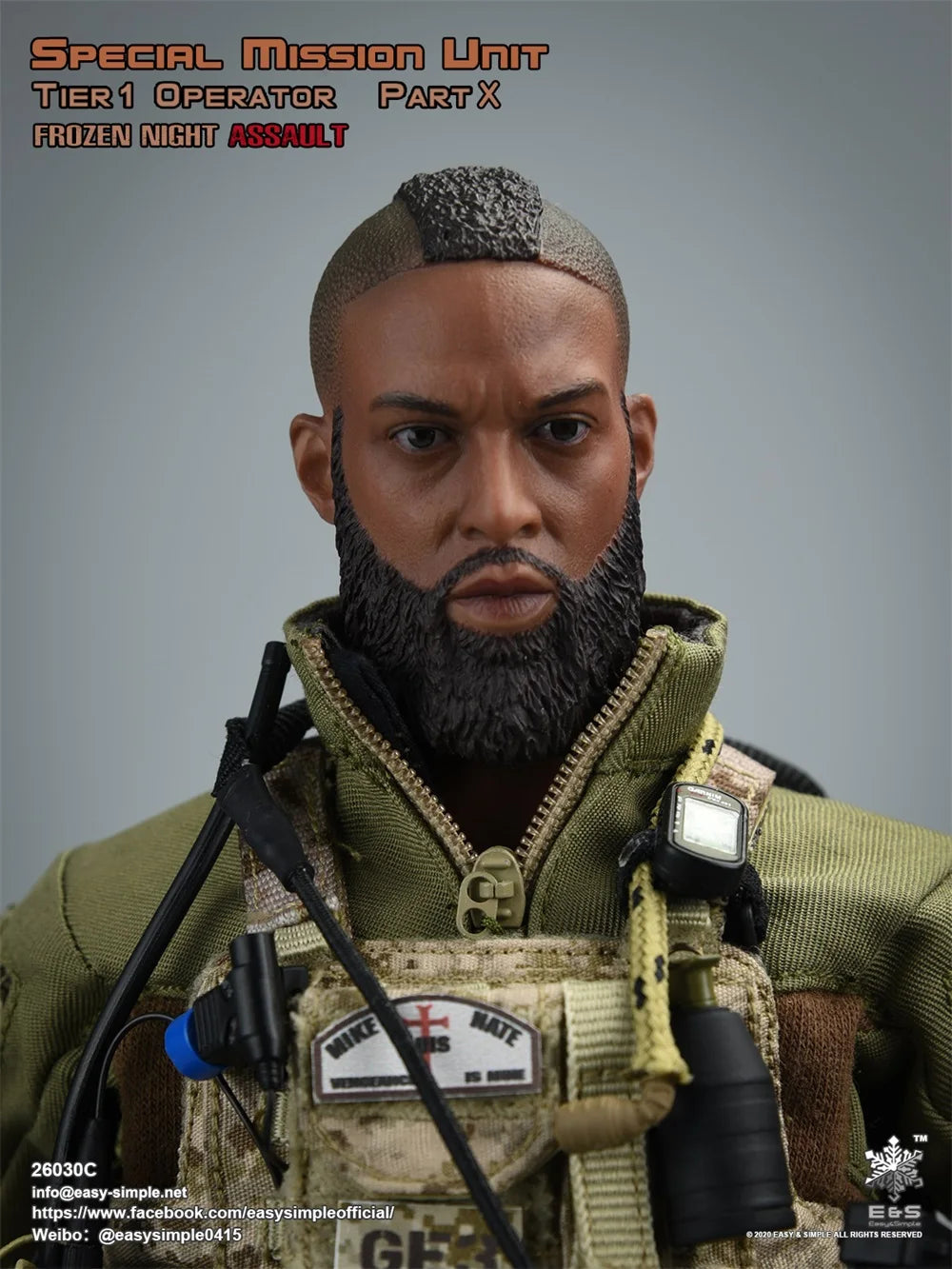 Hot Sales 1/6 Easy&Simple ES 26030C Special Mission Unit Part X Frozen Night Assault Full Set Moveable Action Figure For Fans