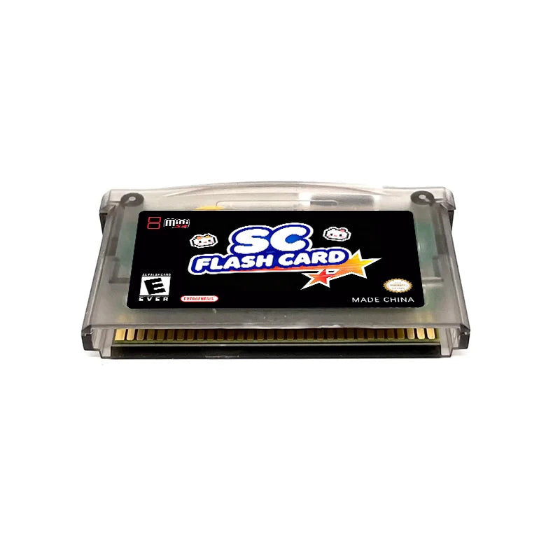 DGETG SCFW V2.0 GBA Flash Cart 5000+ Retro Games RTC 1M Flash NES Compatible with GBC GB NES DS Includes 8G TF Card