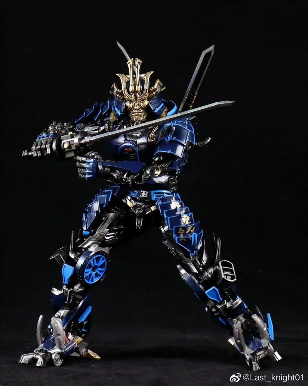 [In Stock] Hot-selling Toy Lastk Night LK-01 LK01 Blue Swordsman DLX Figure Set with Box, Boy's Birthday Gift, Collectible