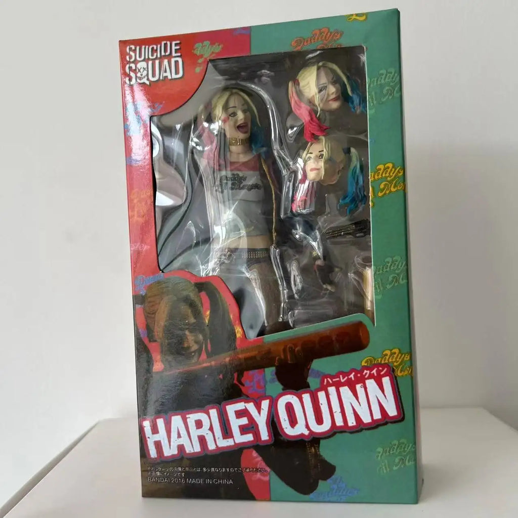Anime-Film Suicide Squad Harley Quinn Gelenkbeweglichkeit Actionfiguren PVC Modell Statue Spielzeug Puppe Schreibtischdekor Geschenkbox