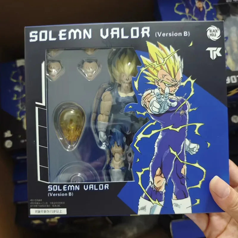 Black Hole Toys & TK Dragon Ball Z SHF Super Saiyan SSJ Majin Vegeta Battle Damage Full Power Anime Action Figures Models toys
