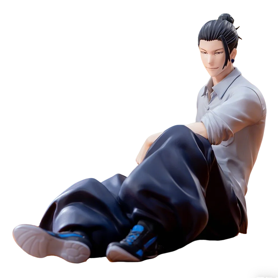 14cm New Gojo Satoru Anime Jujutsu Kaisen Action Figure Geto Suguru Seated Noodle Stopper Model Toys Japanese Dolls Hobbies Gift