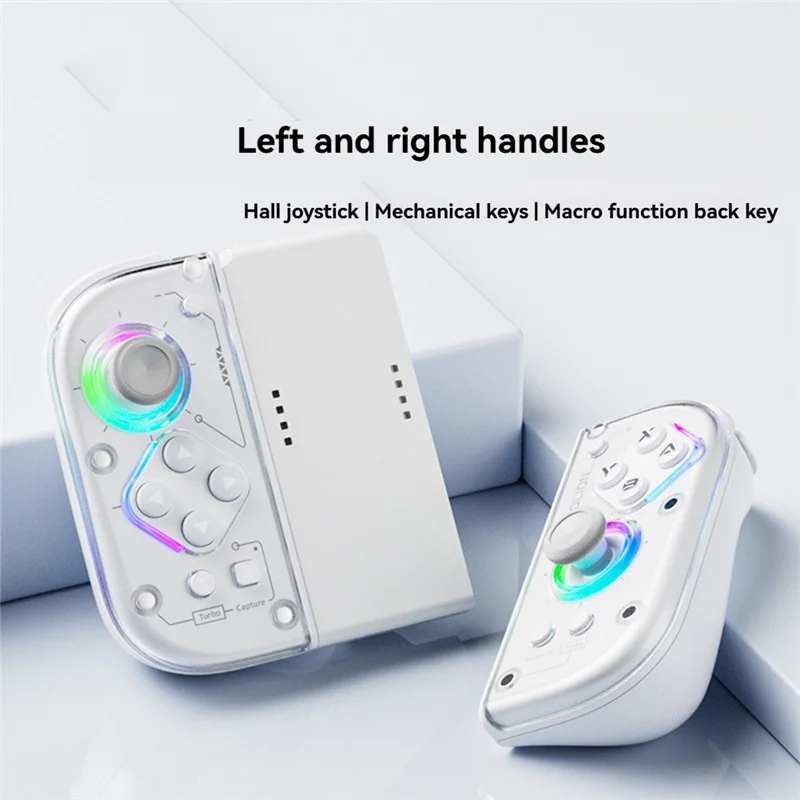 Aolion For Nintendo Switch/Lite/Oled Joypad BT 5.2 L/R Gamepad With RGB Light Game Controller For PC Android IOS