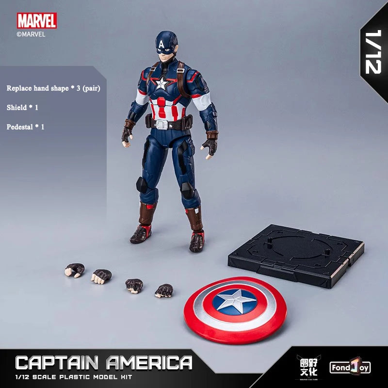 Original Fondjoy Marvel Figuren Hulk Thanos Captain America Spider-Man Thor Iron Man Cool Boy Spielzeug Custom Modelle Puppen Kinder Geschenke