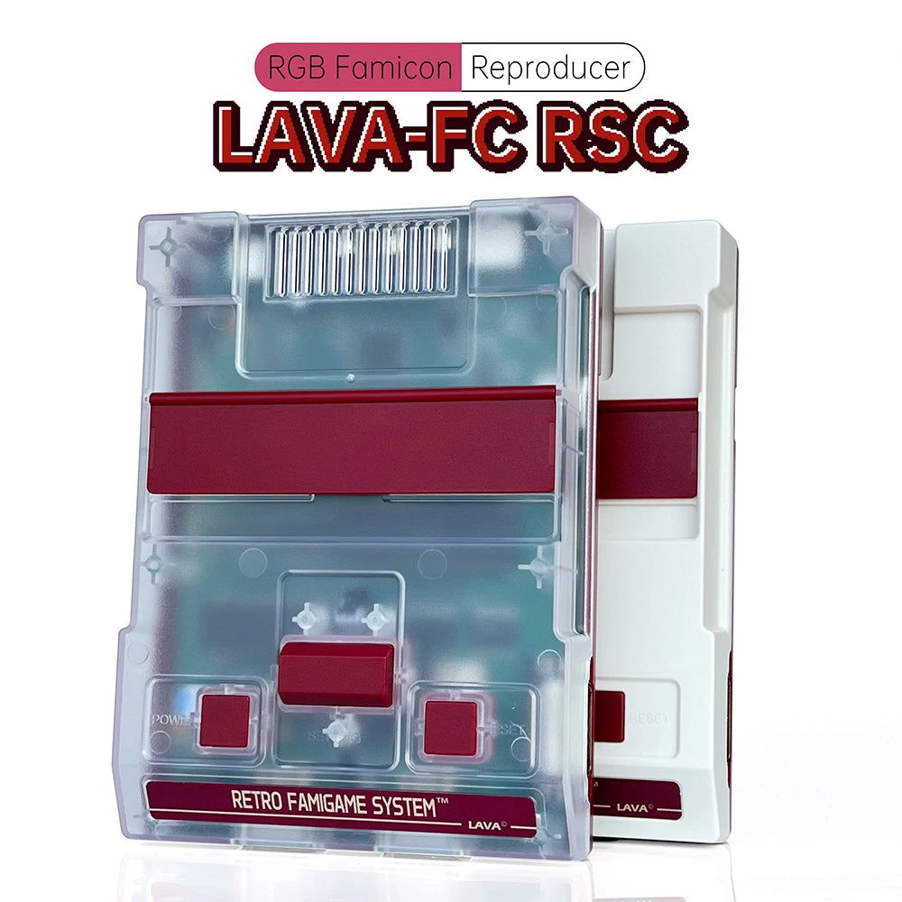 RGB Famicom LAVA-FC RSC Retro Family Game Console Support RGBS/S-Video/CV RGB FC Kit NESRGB Compatible With Multi Cartridges