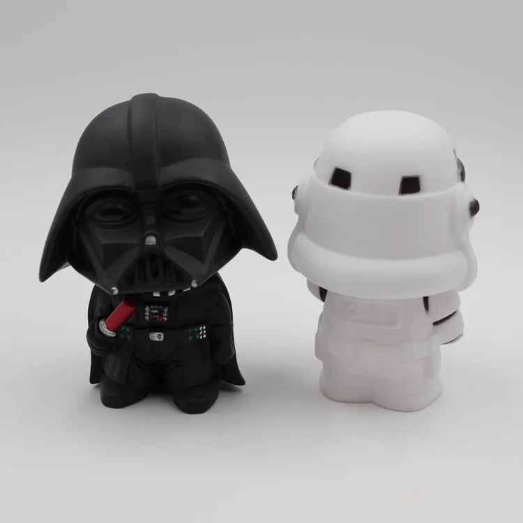 10cm Disney Star Wars  Anime Figure Doll Action Force Awakens Black Series Darth Vader Toys Model For Children Gift