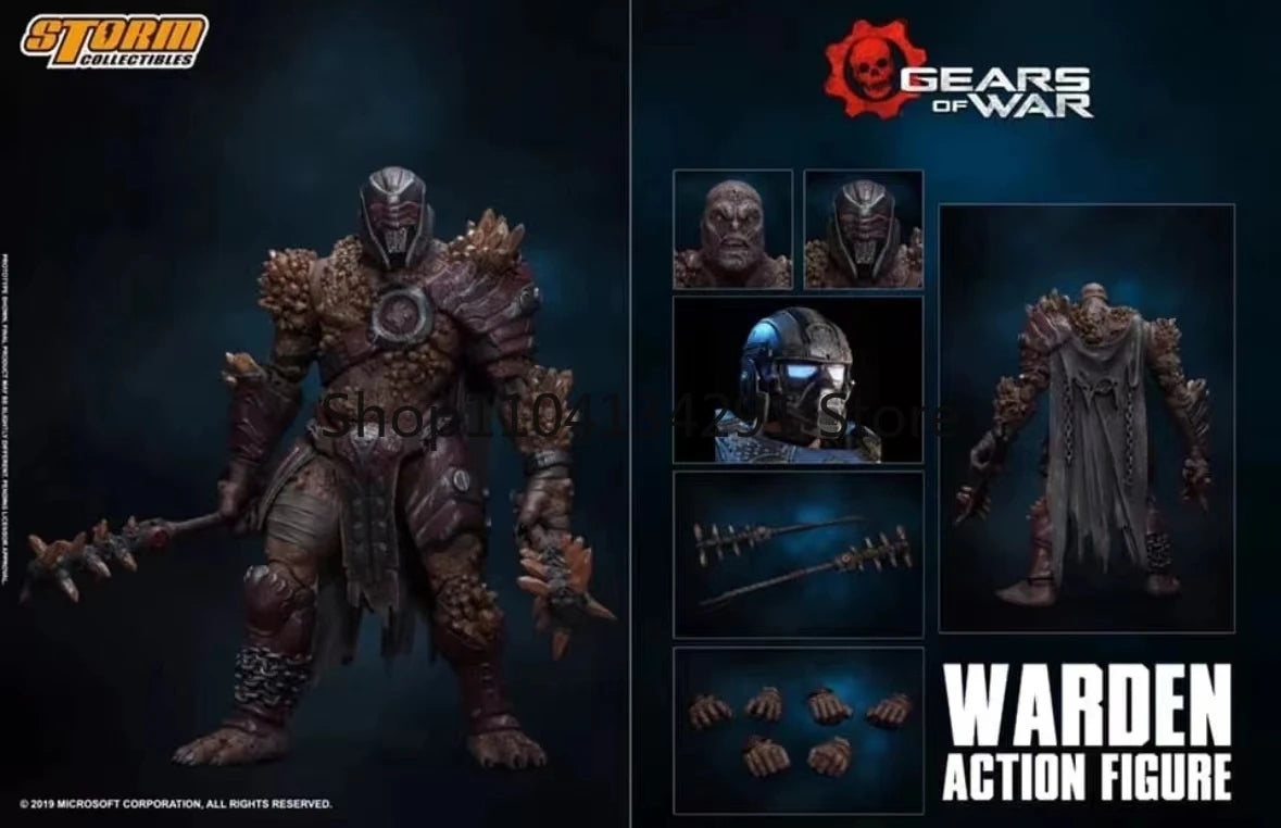 Original Storm Toys 1/12 Marcus Fenix Gears of War Soldier Model 6'' Beast Rider 18 cm Action Figure Model Gift Collection
