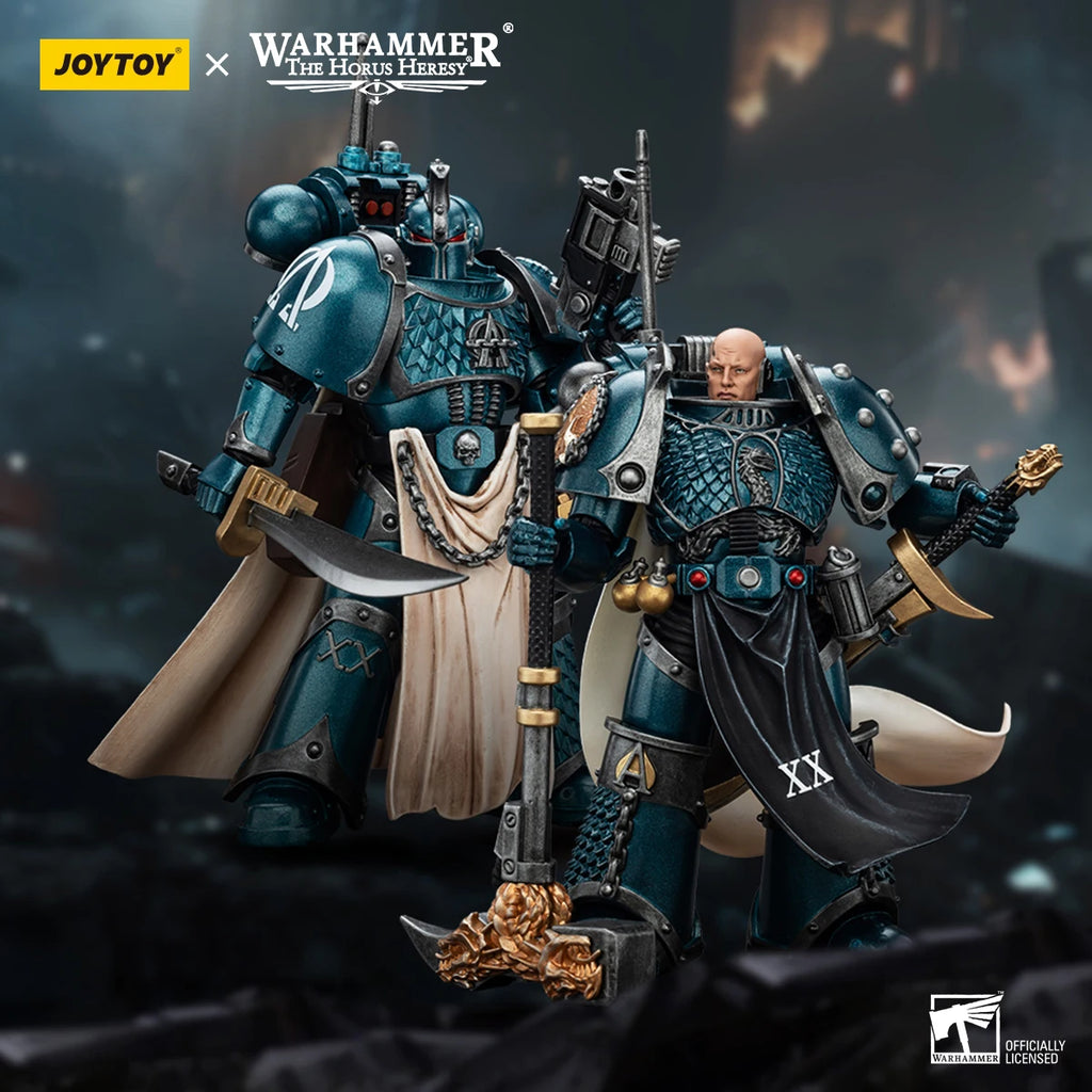 JOYTOY Warhammer 30K Alpha Legion Action Figure 1/18 Alpha Legion Alpharius Anime Figure Articulated Joints Collection Model Toy
