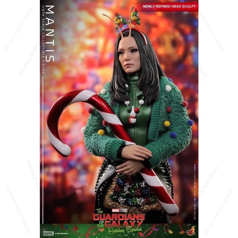 In Stock  HotToys 1/6 TMS094 Guardians of The Galaxy Christmas Special Praying Mantis Female Movable Model   Collectible Figure
