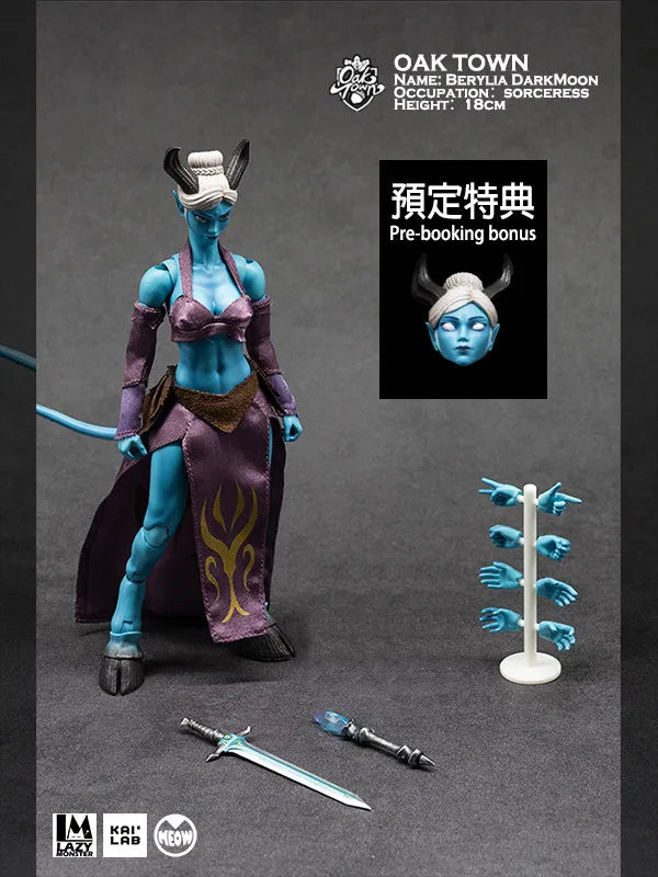 1/12 6 Inch Figure Oakenshire Elf World Of Warcraft Female Soldier Mechanical Girl Toy