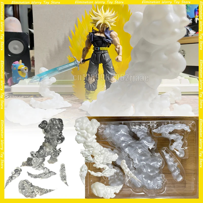 In Stock AC Factory AC Toys Effect Series S.H.F The Smoke Effect Piece White Ver. Action Anime Figures Collection Ko Model Toy
